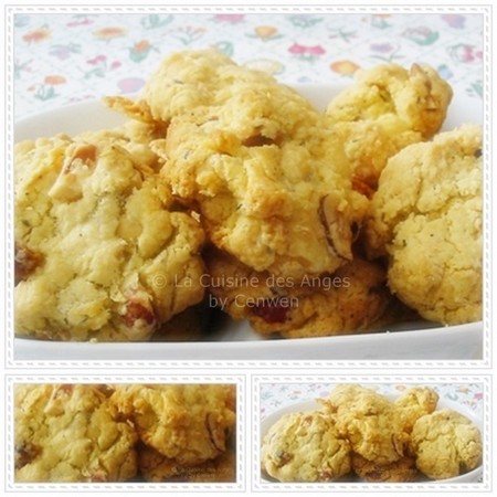 recette de biscuit pour l'apéritif, recette de cookies salés pour l'apéritif au parmesan, noisttes et chorizo