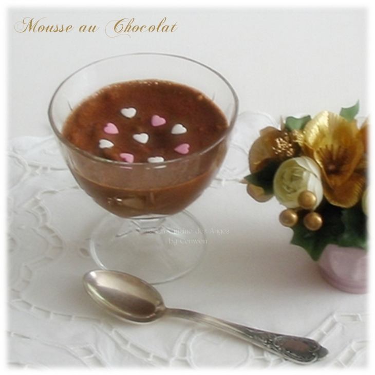 recette de dessert, Mousse au Chocolat 