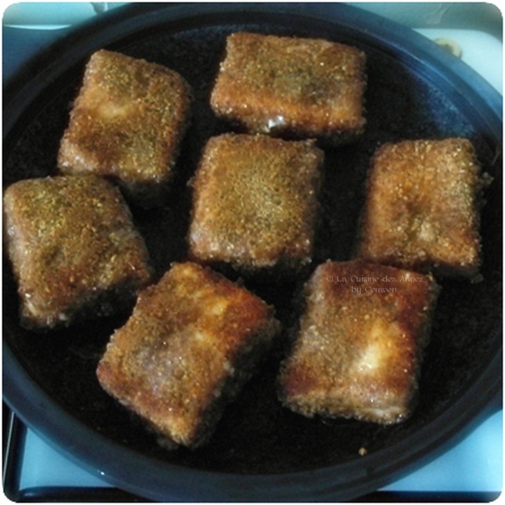 recette de saumon pané aaux noisettes